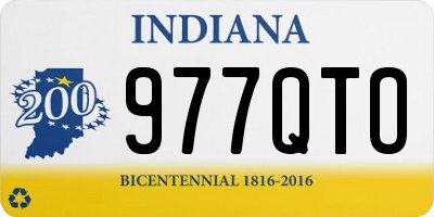 IN license plate 977QTO