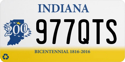 IN license plate 977QTS