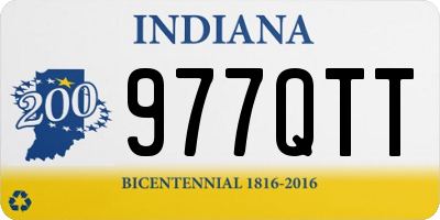 IN license plate 977QTT