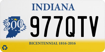 IN license plate 977QTV