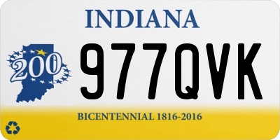 IN license plate 977QVK