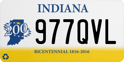 IN license plate 977QVL