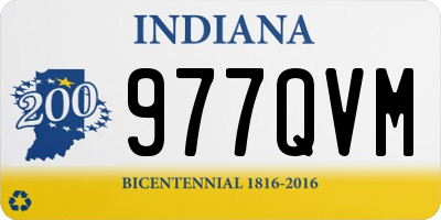 IN license plate 977QVM
