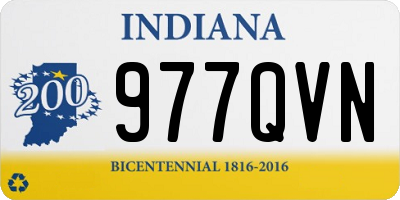 IN license plate 977QVN