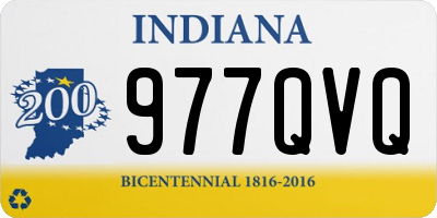 IN license plate 977QVQ