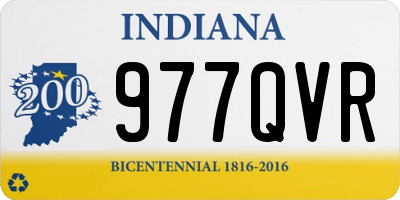 IN license plate 977QVR