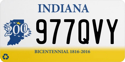 IN license plate 977QVY