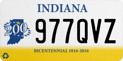 IN license plate 977QVZ