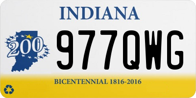 IN license plate 977QWG