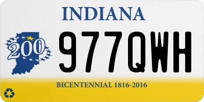 IN license plate 977QWH