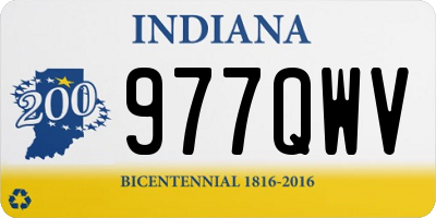 IN license plate 977QWV