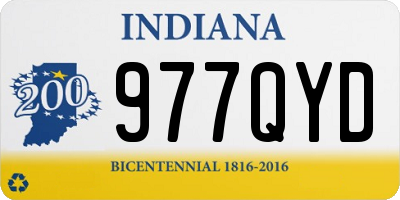IN license plate 977QYD