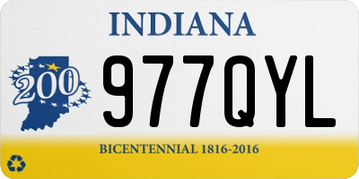 IN license plate 977QYL