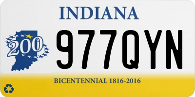 IN license plate 977QYN