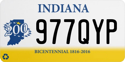 IN license plate 977QYP