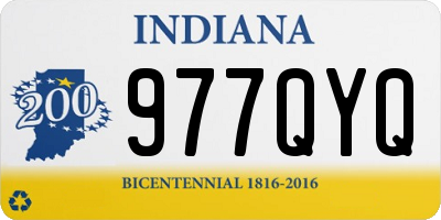 IN license plate 977QYQ