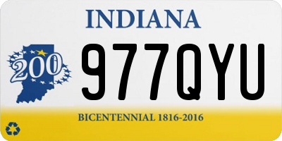 IN license plate 977QYU