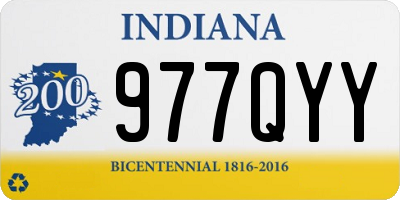 IN license plate 977QYY