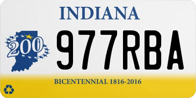 IN license plate 977RBA