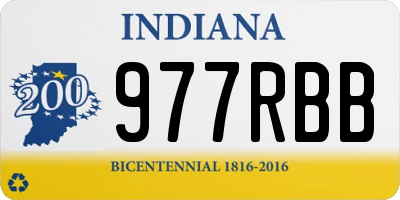 IN license plate 977RBB