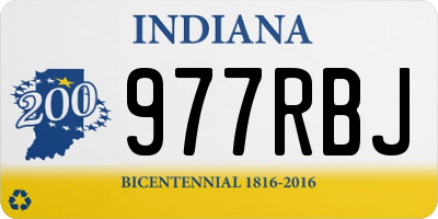 IN license plate 977RBJ