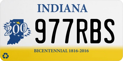 IN license plate 977RBS