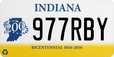 IN license plate 977RBY