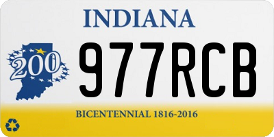 IN license plate 977RCB
