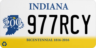 IN license plate 977RCY