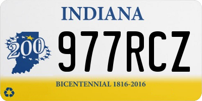 IN license plate 977RCZ