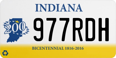 IN license plate 977RDH