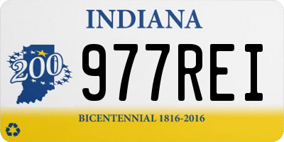 IN license plate 977REI