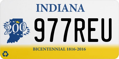 IN license plate 977REU