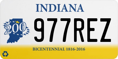 IN license plate 977REZ