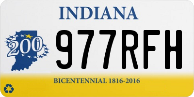 IN license plate 977RFH