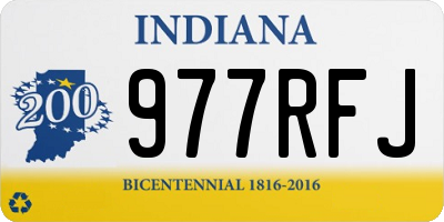 IN license plate 977RFJ