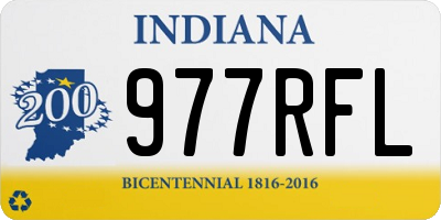 IN license plate 977RFL