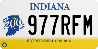 IN license plate 977RFM