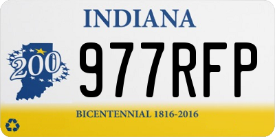 IN license plate 977RFP