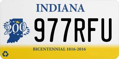 IN license plate 977RFU