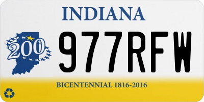 IN license plate 977RFW