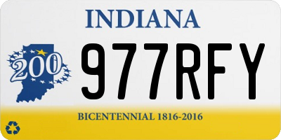 IN license plate 977RFY