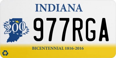 IN license plate 977RGA