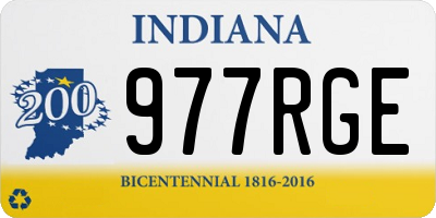 IN license plate 977RGE