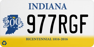 IN license plate 977RGF