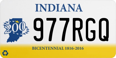 IN license plate 977RGQ
