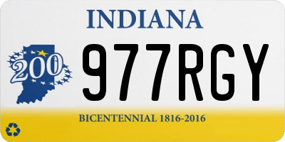 IN license plate 977RGY