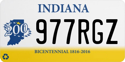 IN license plate 977RGZ