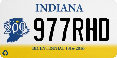 IN license plate 977RHD