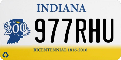 IN license plate 977RHU